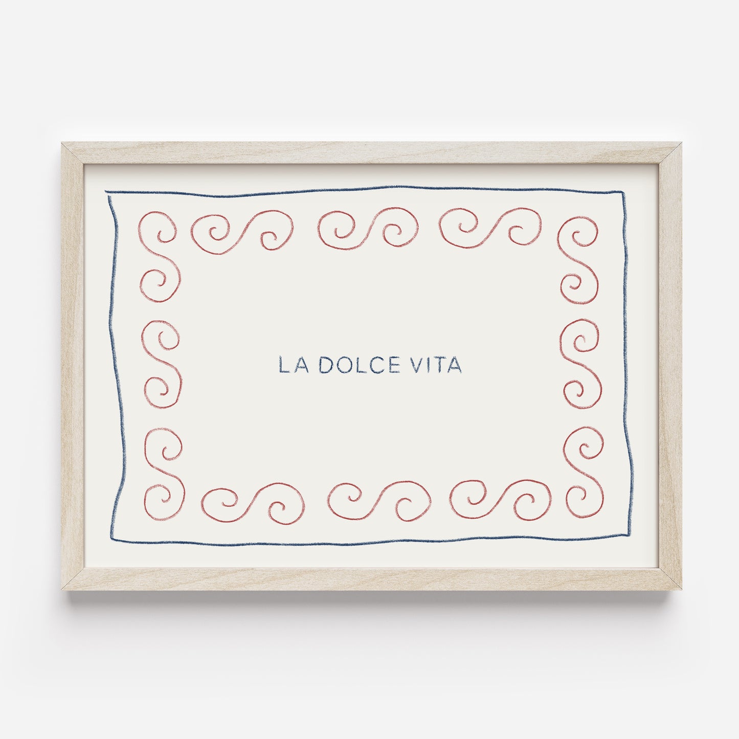 Poster 'LA DOLCE VITA' (Risograph)